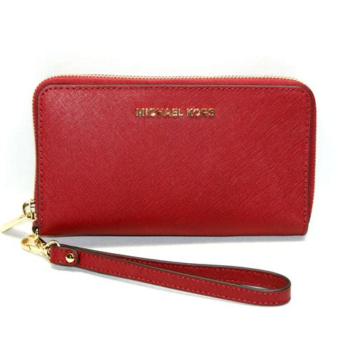 smartphone wallet case michael kors|Michael Kors dark cherry wallet.